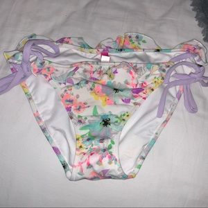 Victoria’s Secret floral bathing suit bottoms